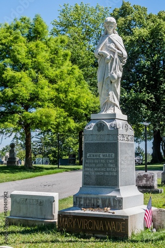 Jenny Wades Gravesite, Evergreen Cemetery, Gettysburg, Pennsylvania, USA