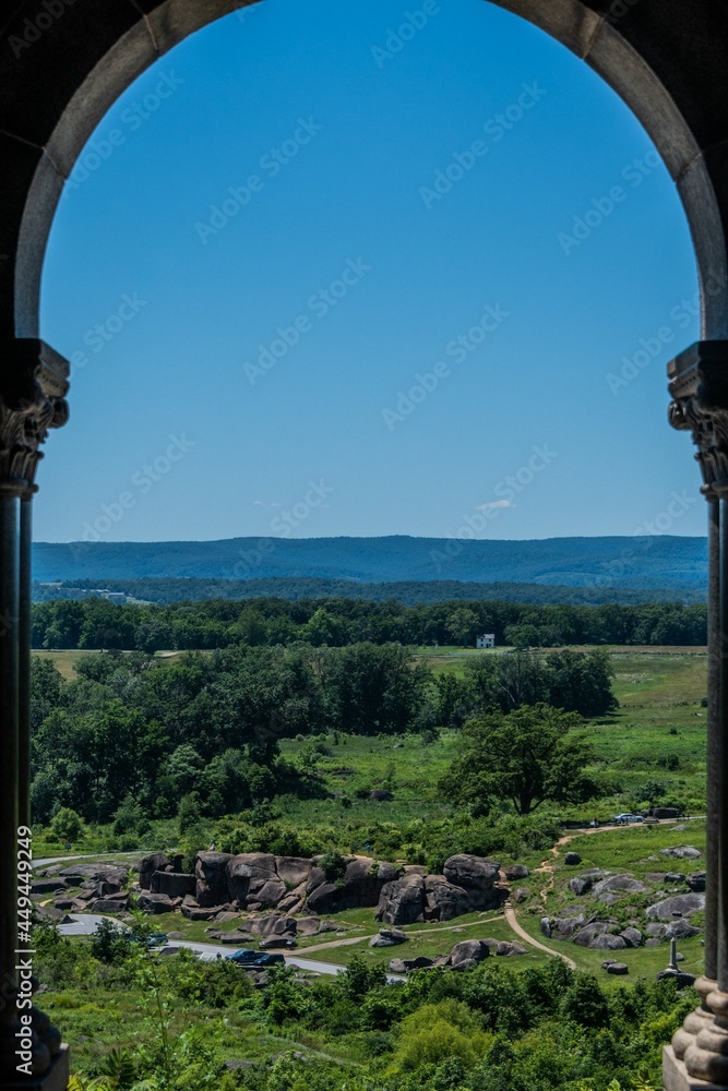 Devils Den From Little Round Top, Gettysburg National Military Park, USA