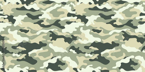 vector camouflage pattern for clothing design. Trendy camouflage military pattern