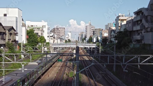 東京都豊島区池袋から見た東京の都市景観