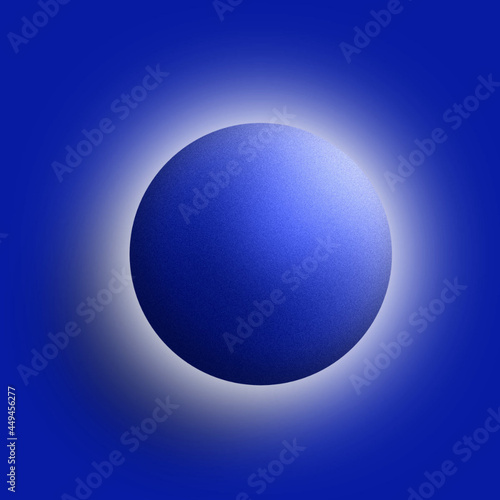 Blaue 3d Kugel