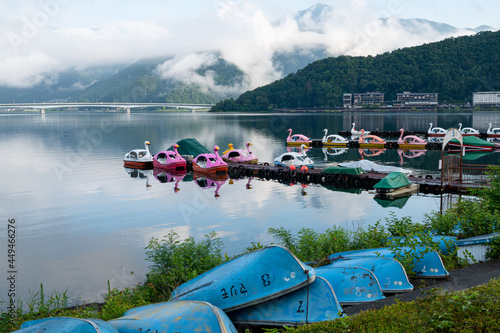河口湖手こぎボート