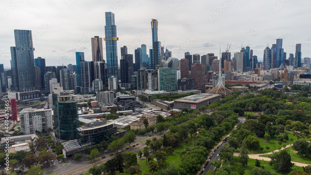 Fototapeta premium view of the city