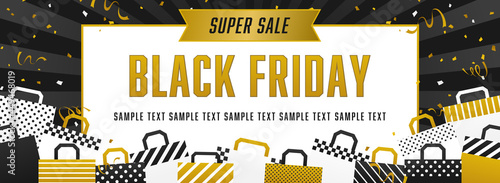 ブラックフライデー　バナーテンプレート