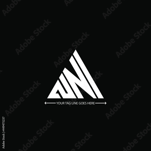 NNI letter logo creative design. NNI unique design
 photo