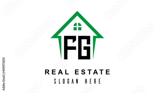 FG real estate logo vector