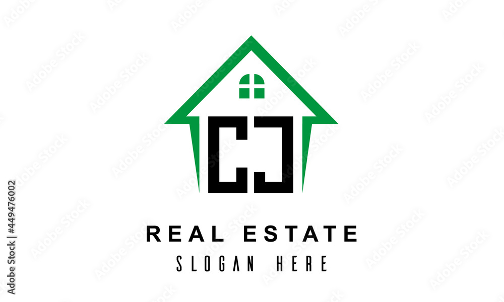 CJ real estate logo vector CJ real estate logo vector