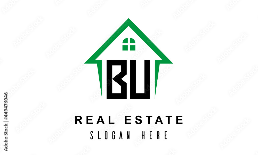 BU real estate logo vector BU real estate logo vector