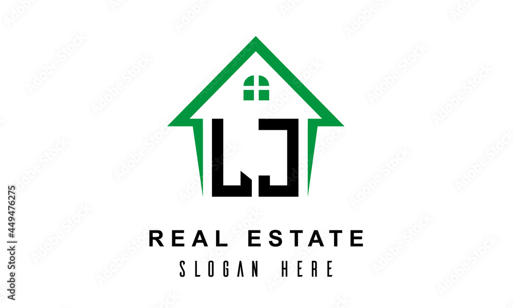 LJ real estate logo vector LJ real estate logo vector