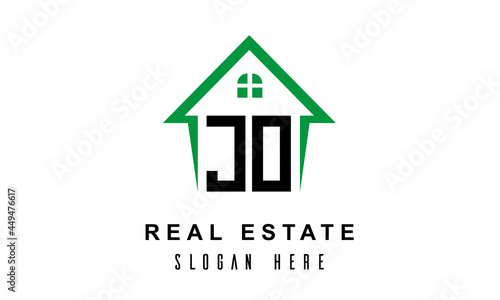 JO real estate logo vector