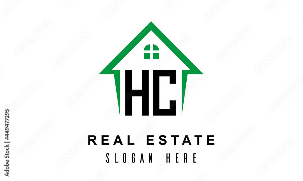 HC real estate logo vector HC real estate logo vector