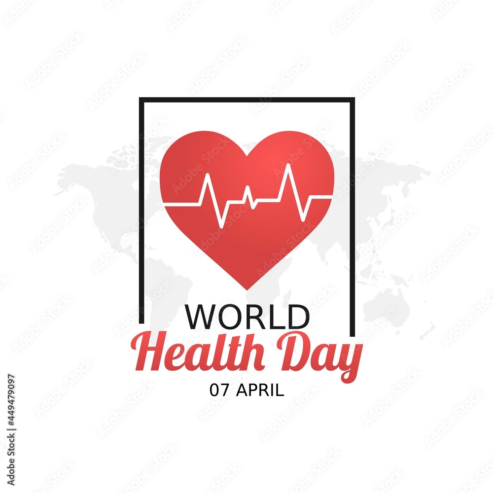 World Health Day Vector Illustration. Suitable for greeting card, poster and banner. World Health Day Vector Illustration. Suitable for greeting card, poster and banner.