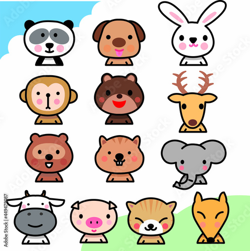 Wallpaper Mural 動物色々素材セット Torontodigital.ca