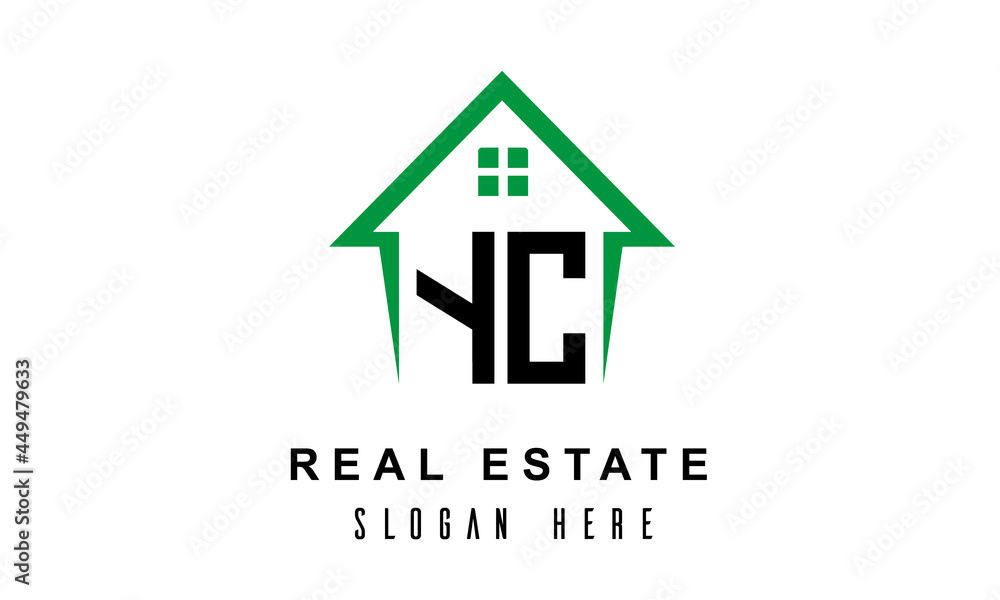 YC real estate logo vector YC real estate logo vector