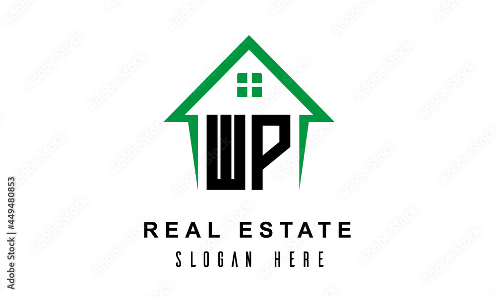 WP real estate logo vector WP real estate logo vector