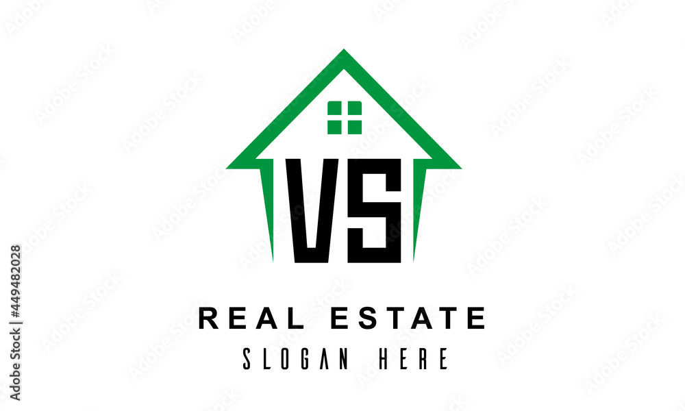 VS real estate logo vector VS real estate logo vector