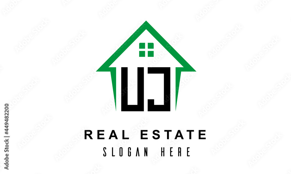 UJ real estate logo vector UJ real estate logo vector