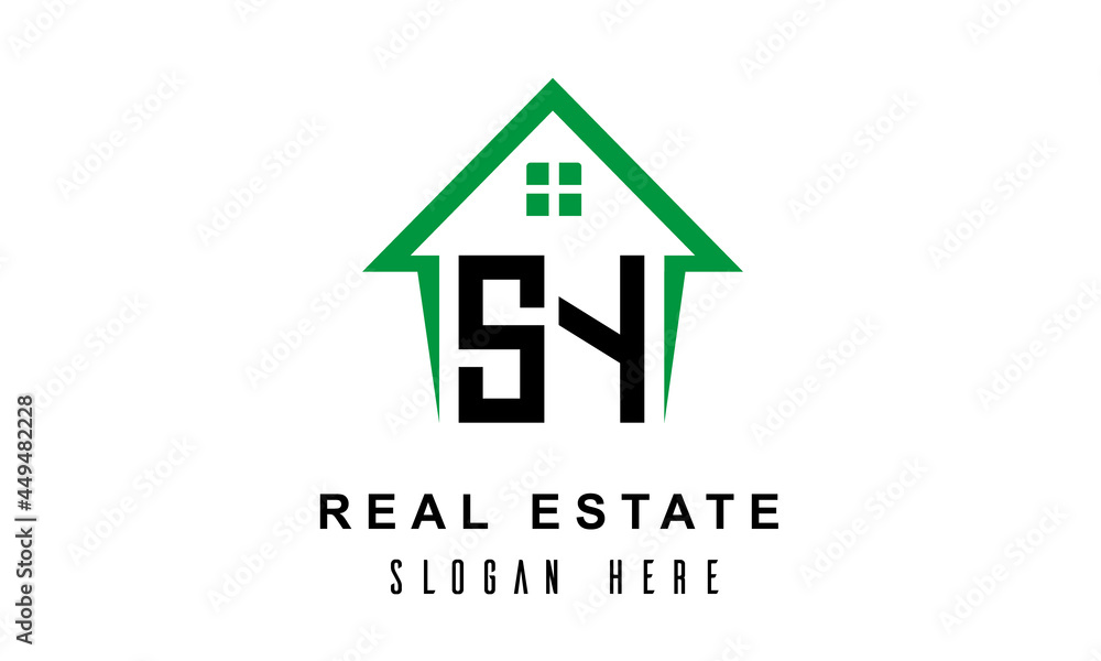 SY real estate logo vector SY real estate logo vector