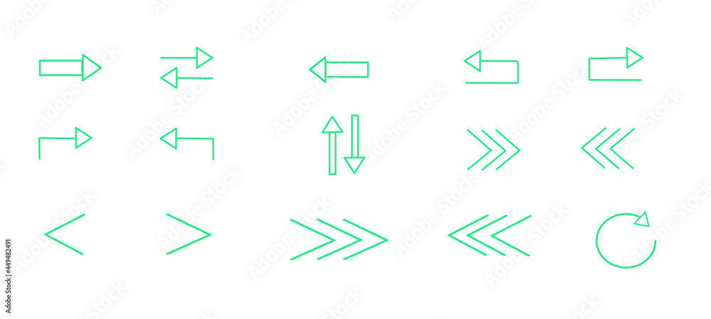 a set of modern media player icons in the style of a thin line isolated on a white background a set of modern media player icons in the style of a thin line isolated on a white background