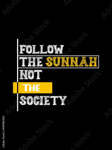 Islamic Quote T-shirt Design.