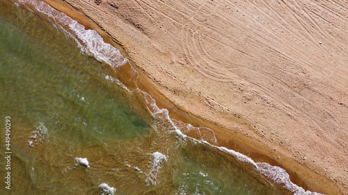 Dagestan, sandy beaches of the Caspian