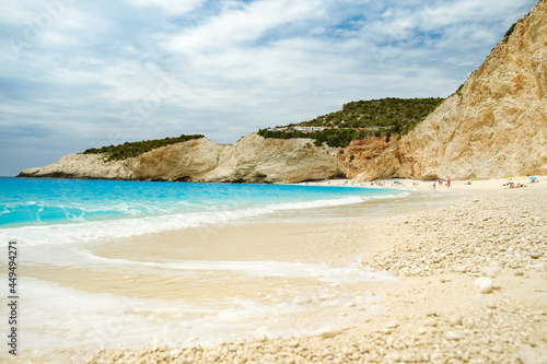 Famous Porto Katsiki beach on Lefkada Island  Greece