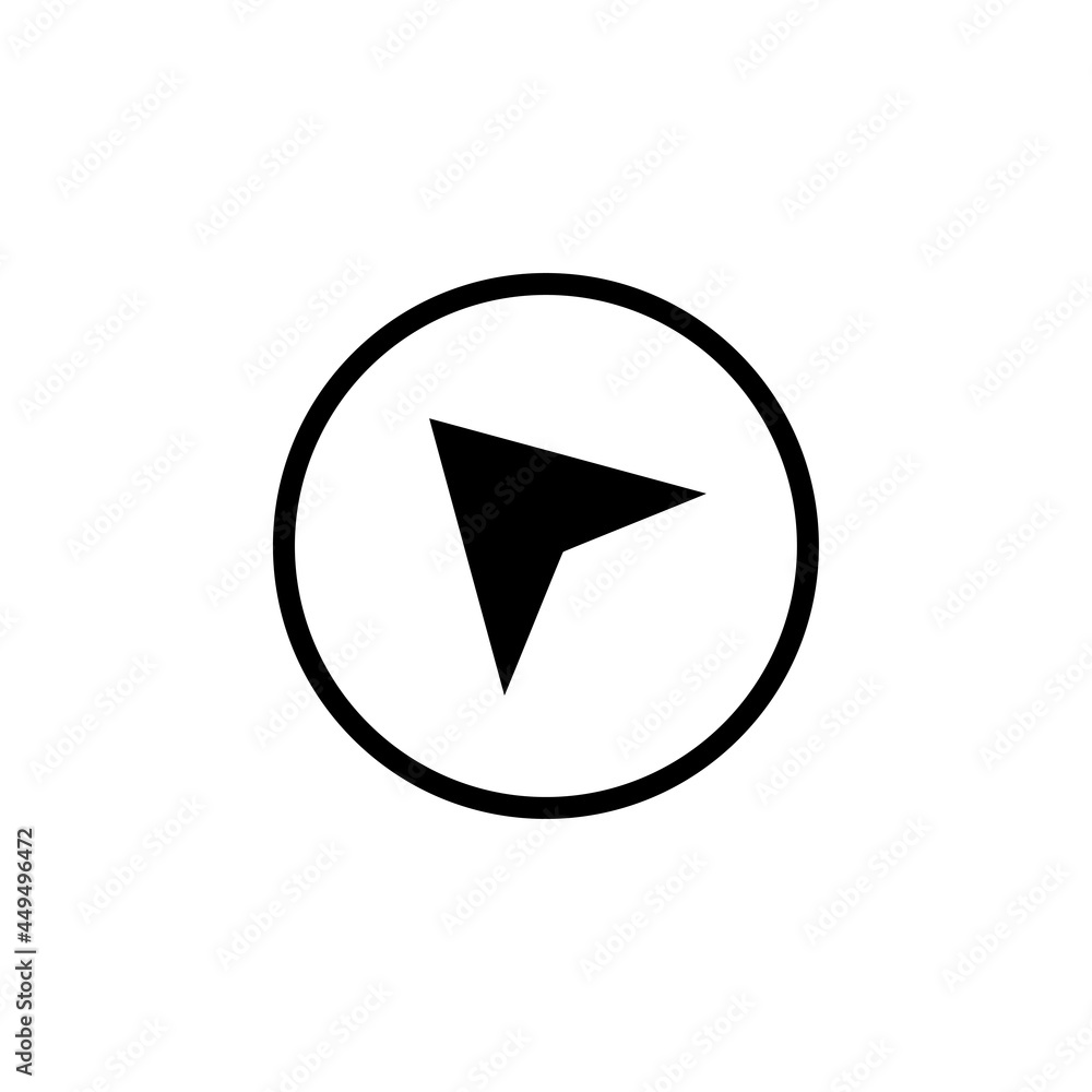 compass icon, travel vector, navigate illustration compass icon, travel vector, navigate illustration