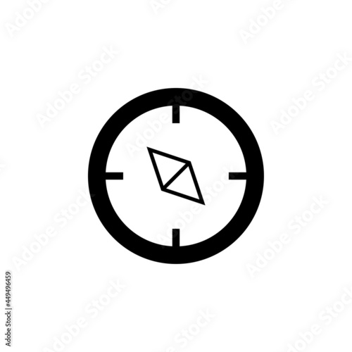 compass icon, travel vector, navigate illustration