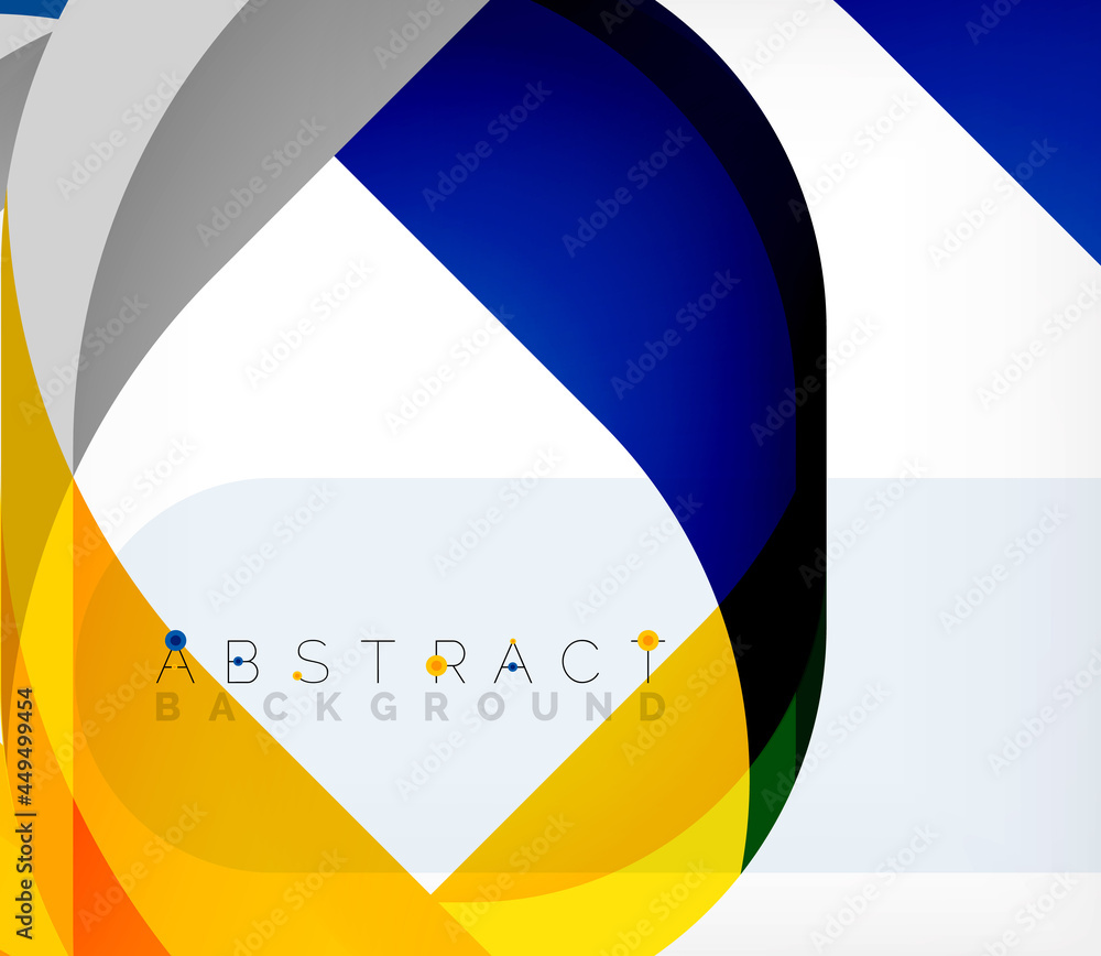 Abstract square shape with overlapping waves, minimal geometric background. Vector Illustration For Wallpaper, Banner, Background, Landing Page Abstract square shape with overlapping waves, minimal geometric background. Vector Illustration For Wallpaper, Banner, Background, Landing Page