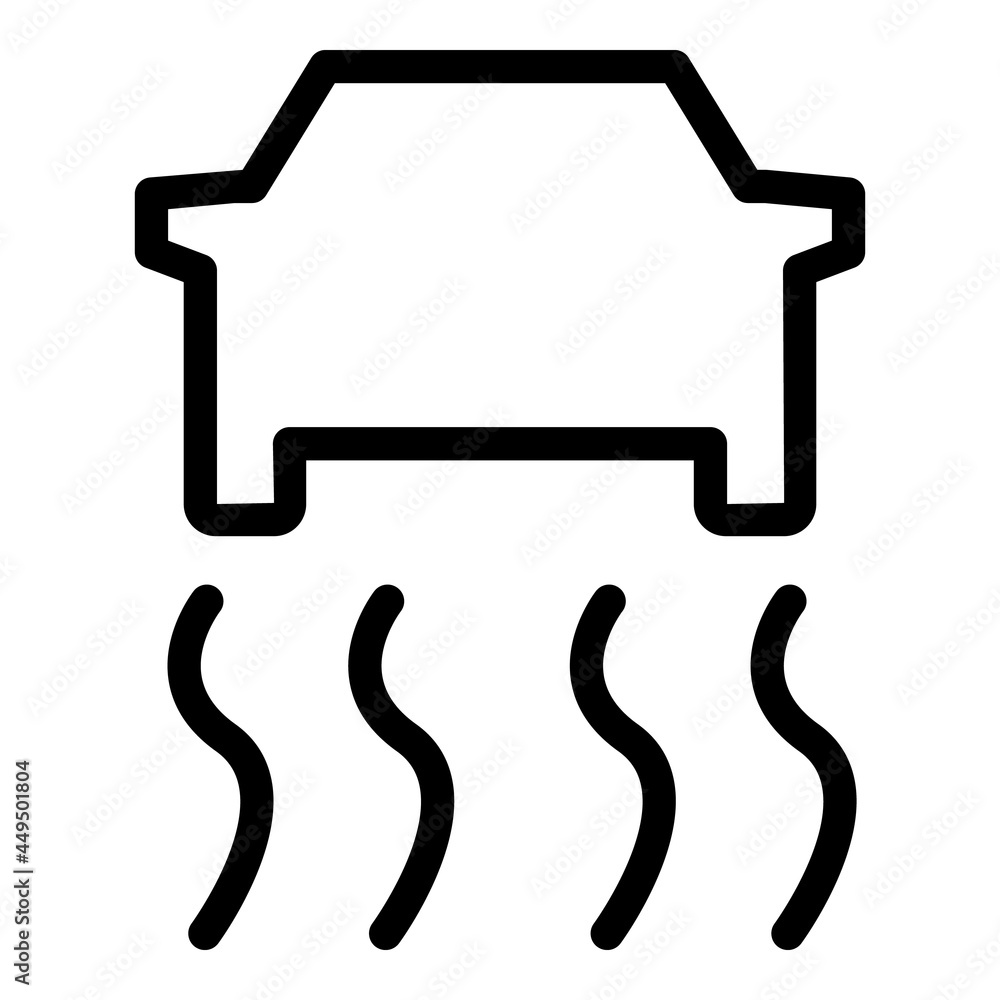 Car climate icon outline vector. Air conditioner. System control Car climate icon outline vector. Air conditioner. System control
