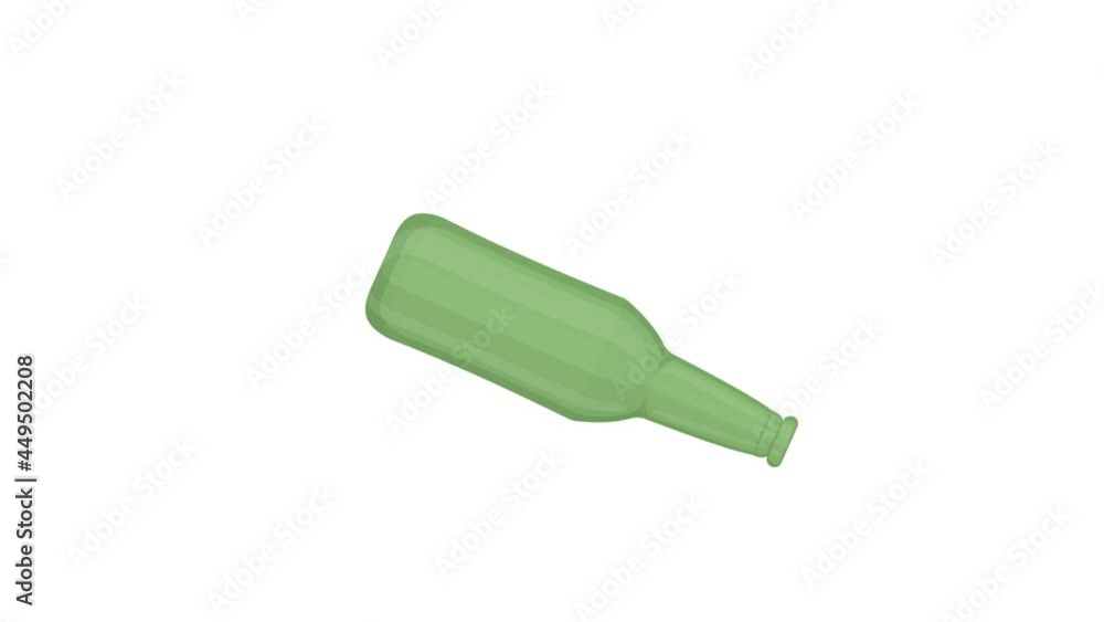 Bottle game. Rotate spin bottle roulette gambling, alpha channel. Cartoon Bottle game. Rotate spin bottle roulette gambling, alpha channel. Cartoon