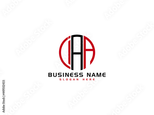 Letter IAA Logo Iocn Vector Image For Business