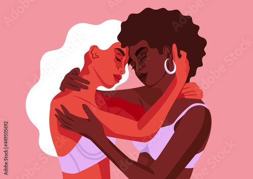 Verliebtes Paar umarmt sich