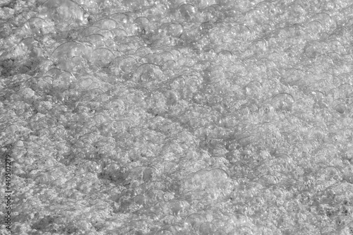 white foam and bubbles as texture and background