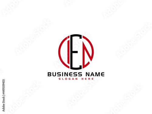 Letter IEN Logo Icon Vector Image For Business