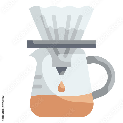 dripper flat icon