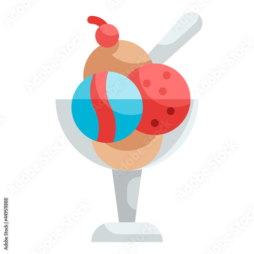 icecream flat icon