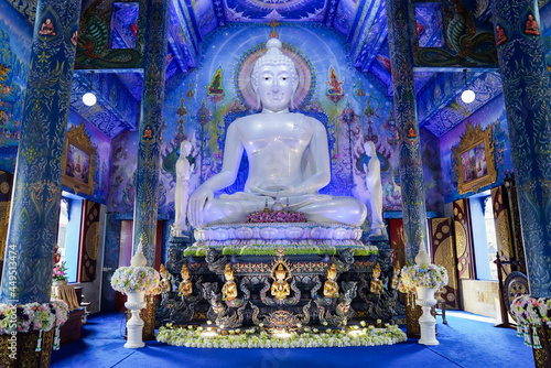 Suea Ten Temple, Blue Temple Chiang Rai, Thailand photo