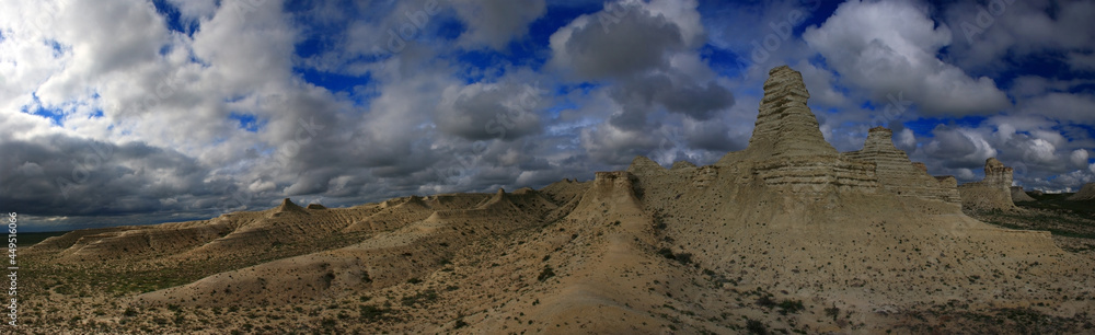 Western Kazakhstan, Ustyurt plateau. Akergesh area. Western Kazakhstan, Ustyurt plateau. Akergesh area.