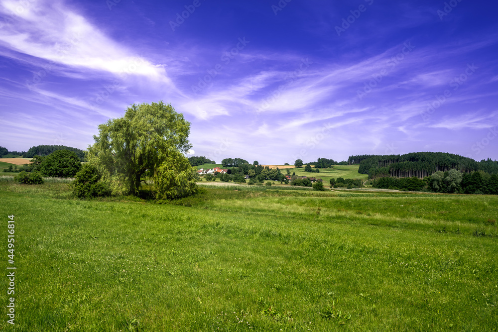 Idyllic landscape in Bavaria