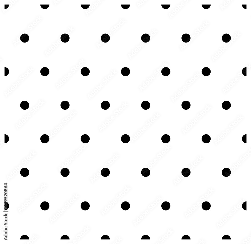 seamless pattern black polka dot circle on white background seamless pattern black polka dot circle on white background