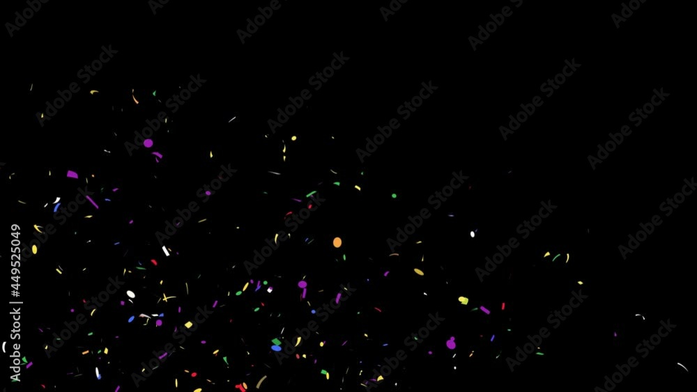 New Year Celebration Confetti Particles with Alpha Matte Channel. New Year Celebration Confetti Particles with Alpha Matte Channel.
