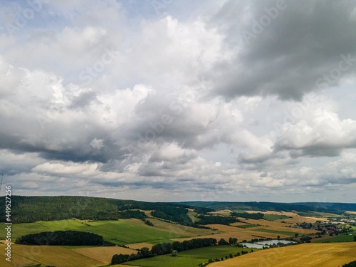 landscape with clouds