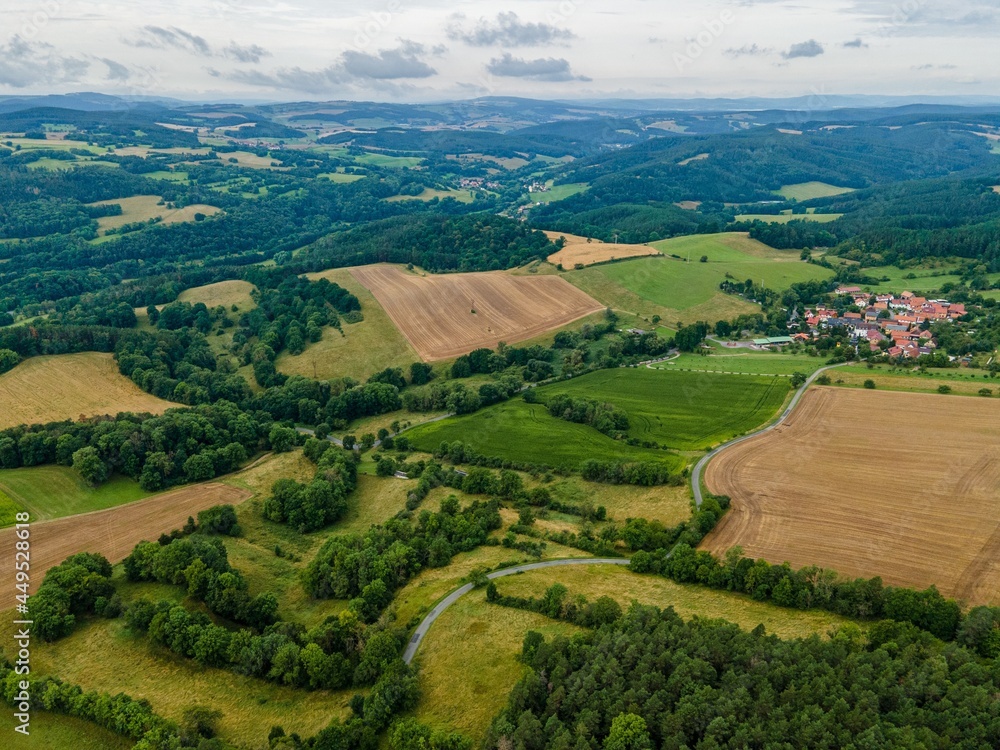 landscape of region country