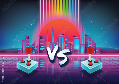 Game zone game icon background vector 