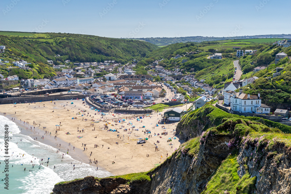 Fototapeta premium Portreath Cornwall England UK
