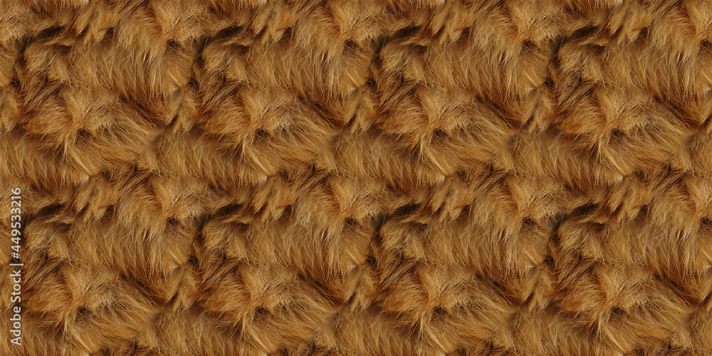 Beautiful Seamless Fur {Animal Skin} Background Wallpaper Stock Photo |  Adobe Stock