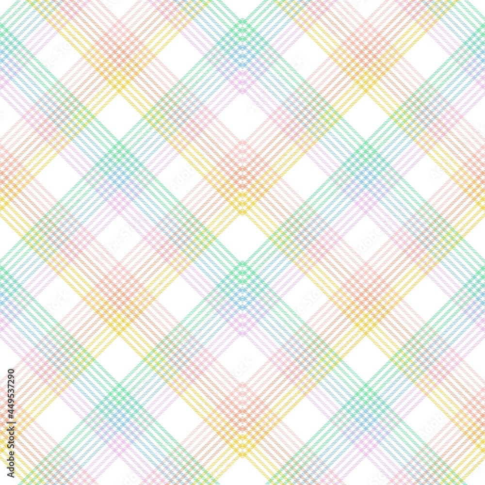 Rainbow Pastel Chevron Plaid Tartan textured Seamless Pattern Design Rainbow Pastel Chevron Plaid Tartan textured Seamless Pattern Design