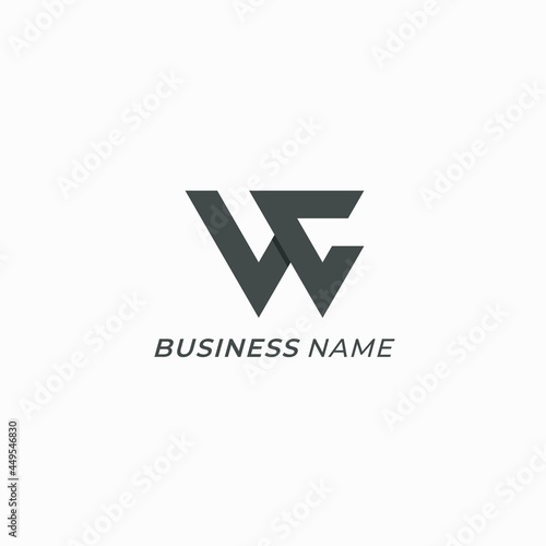 design logo combine letter W and C