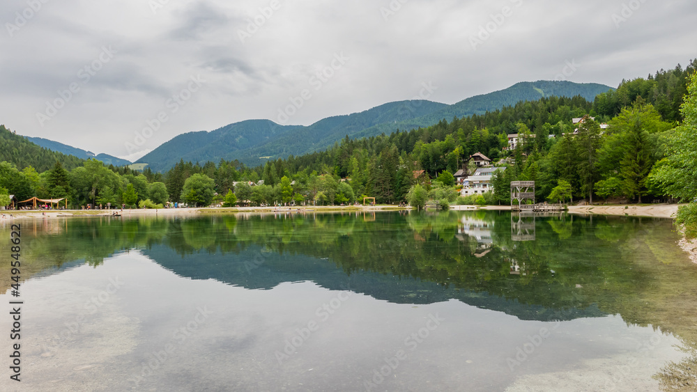 Jasna lake in Julian Alps, Kranjska gora, Slovenia